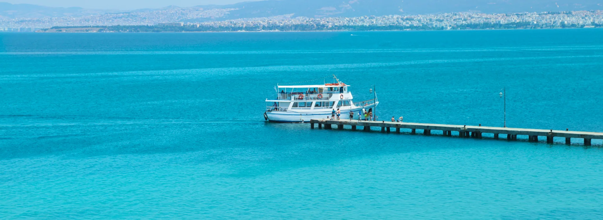 Boat trip across the Thermaic Gulf